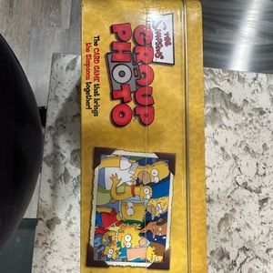 The Simpsons Group Photo Card Game Collector’s Tin  USAopoly Excellent Condition